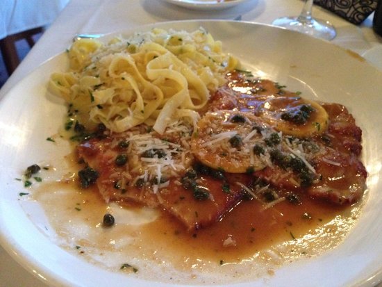 Vivace signature dishes Osso BucoLinguine with ClamsVeal PiccataCioppino